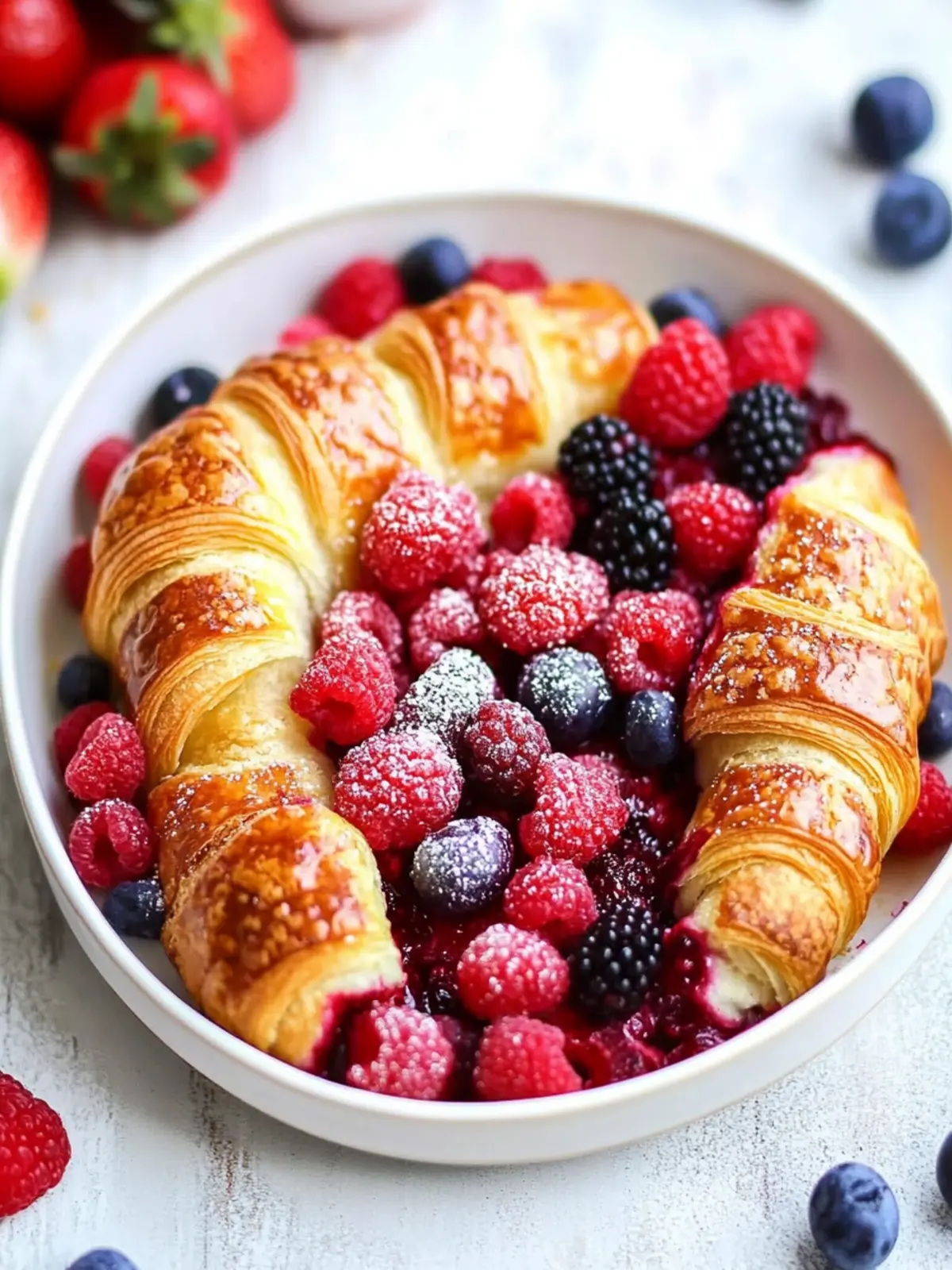 Delicious Berry Croissant Bake for Your Weekend Brunch Bliss 5 Berry Croissant Bake