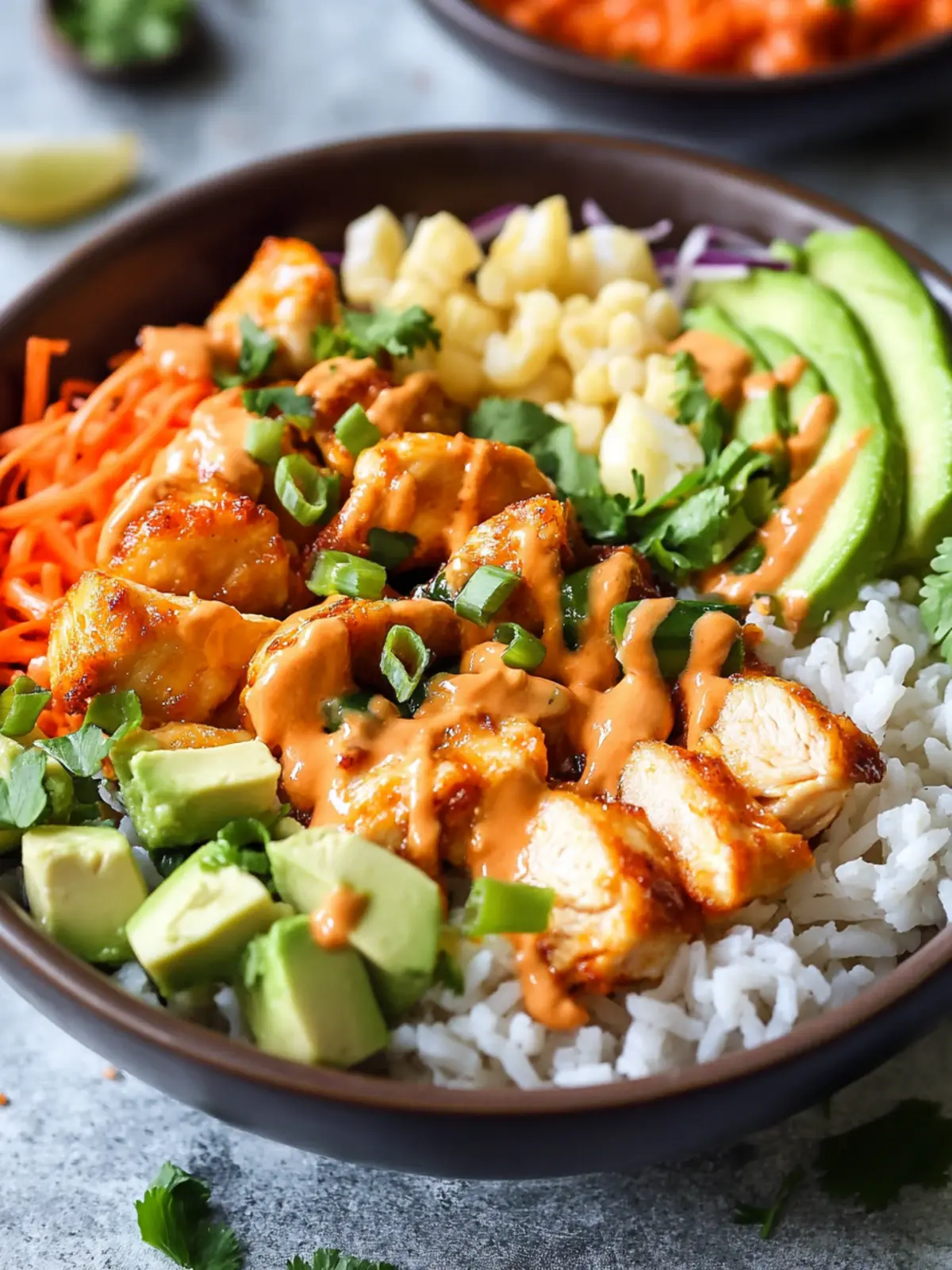 High Protein Bang Bang Chicken Bowls for a Flavorful Feast 4 high protein Bang Bang Chicken Bowls