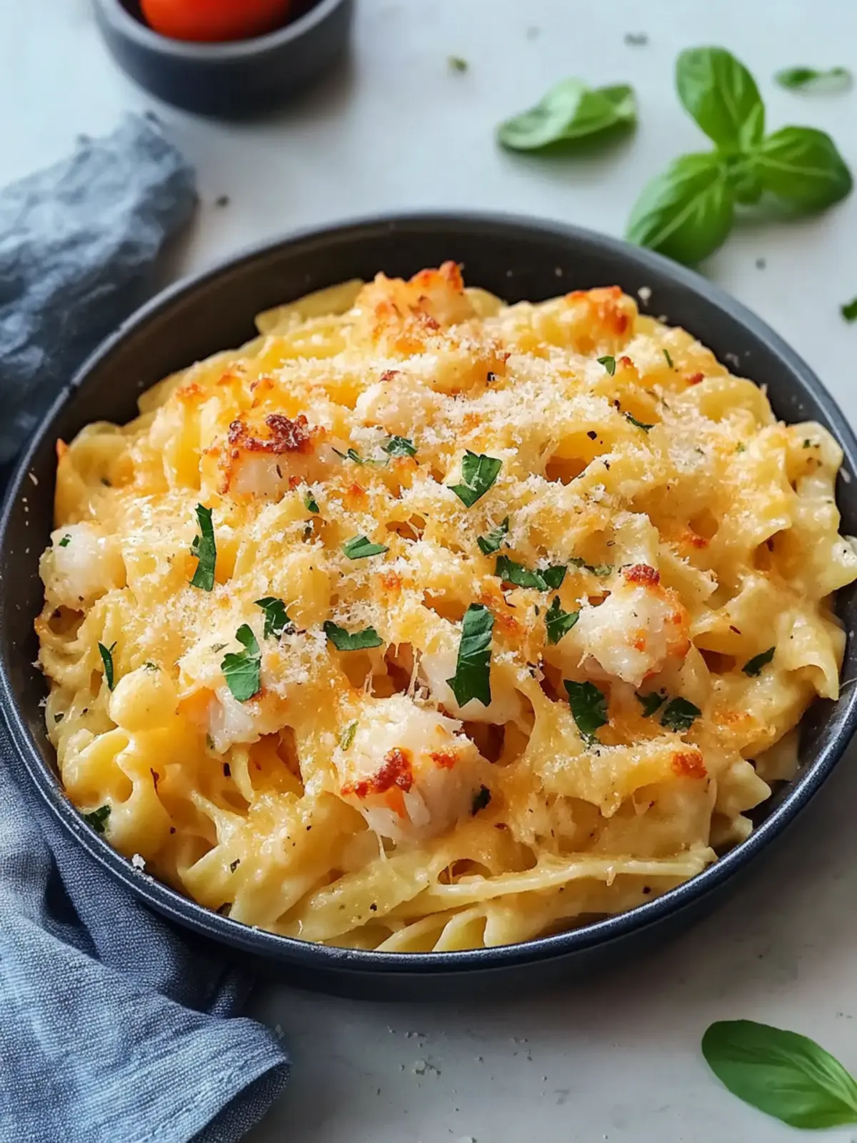 Irresistible Baked Crab Pasta for Easy Comfort Food Bliss 2 Baked Crab Pasta