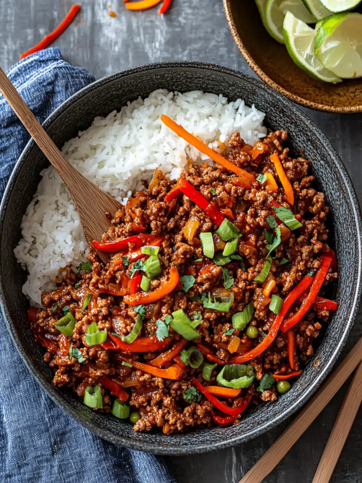 High Protein Spicy Sticky Ground Beef for Quick Dinner Magic 5 High Protein Spicy Sticky Ground Beef