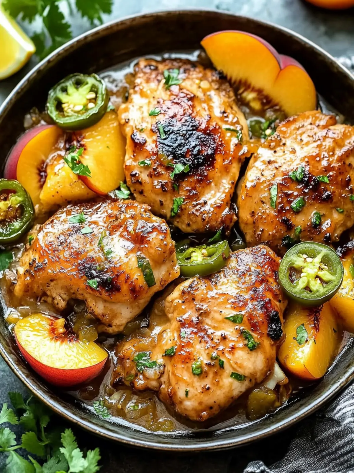 Sweet and Spicy Jalapeno Peach Chicken for a Zesty Dinner 5 Jalapeno Peach Chicken