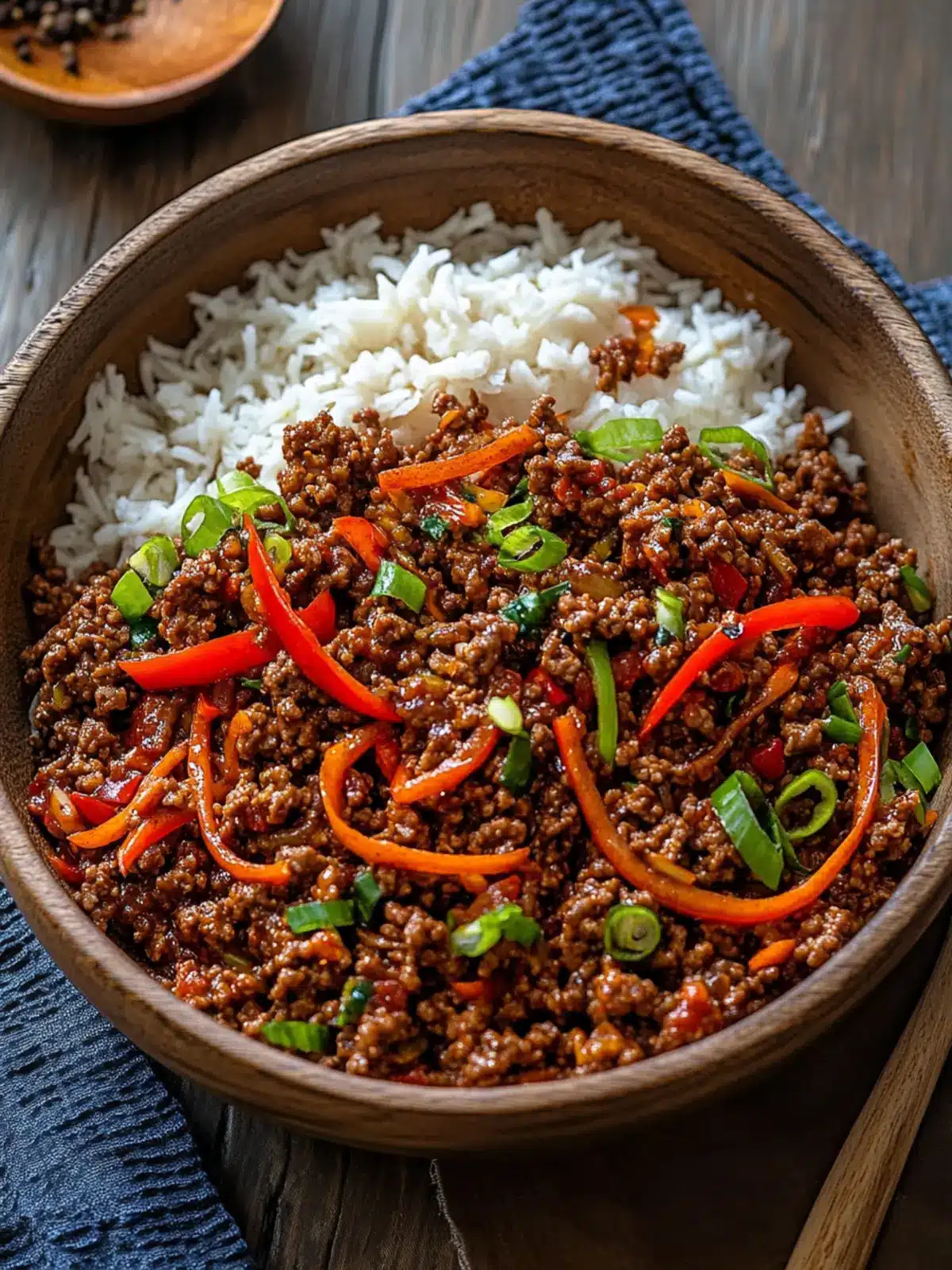 High Protein Spicy Sticky Ground Beef for Quick Dinner Magic 3 High Protein Spicy Sticky Ground Beef