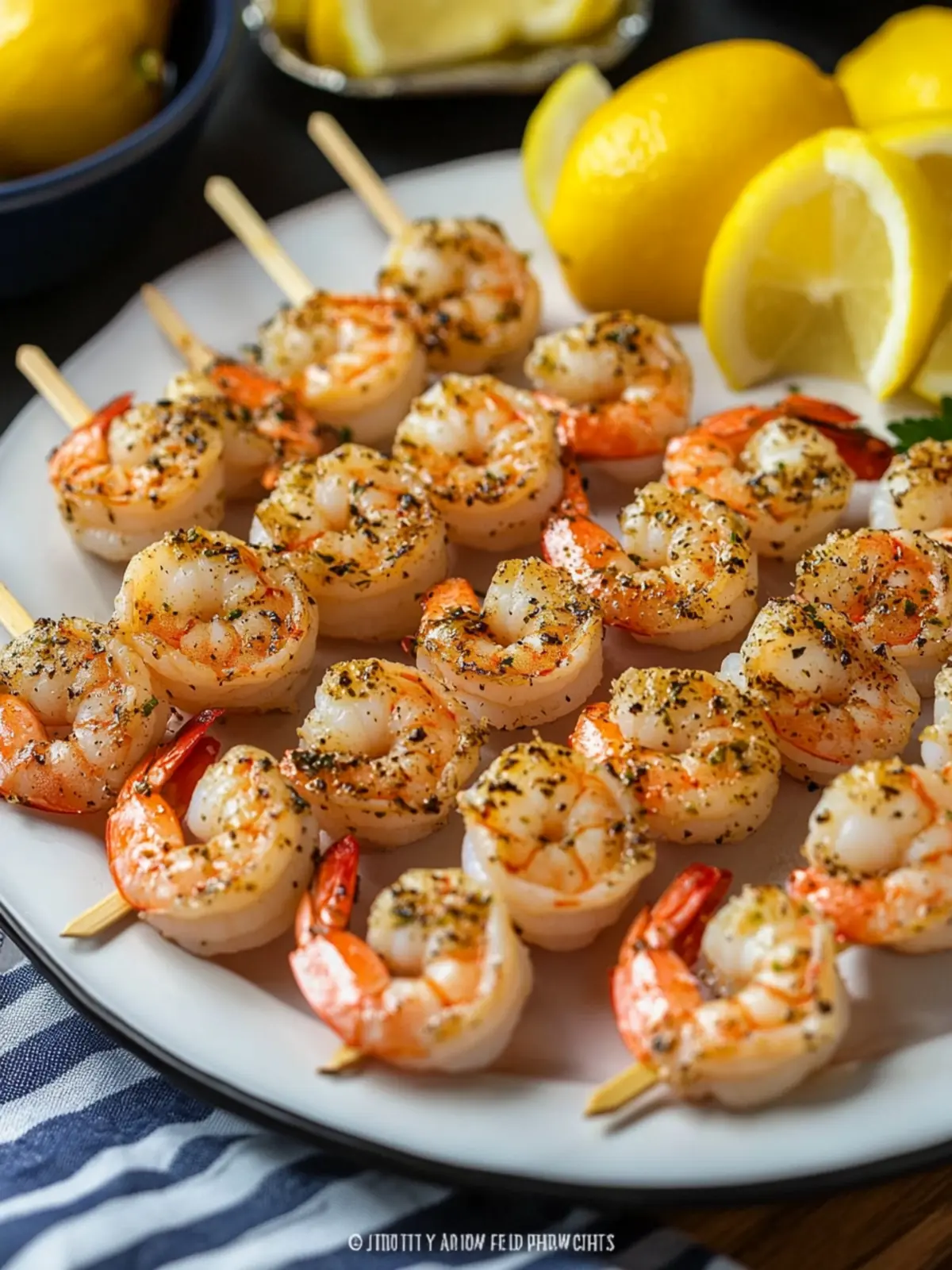 Celebrate Summer with 4th of July Lemon Pepper Shrimp Skewers 3 4th of July Lemon Pepper Shrimp Skewers