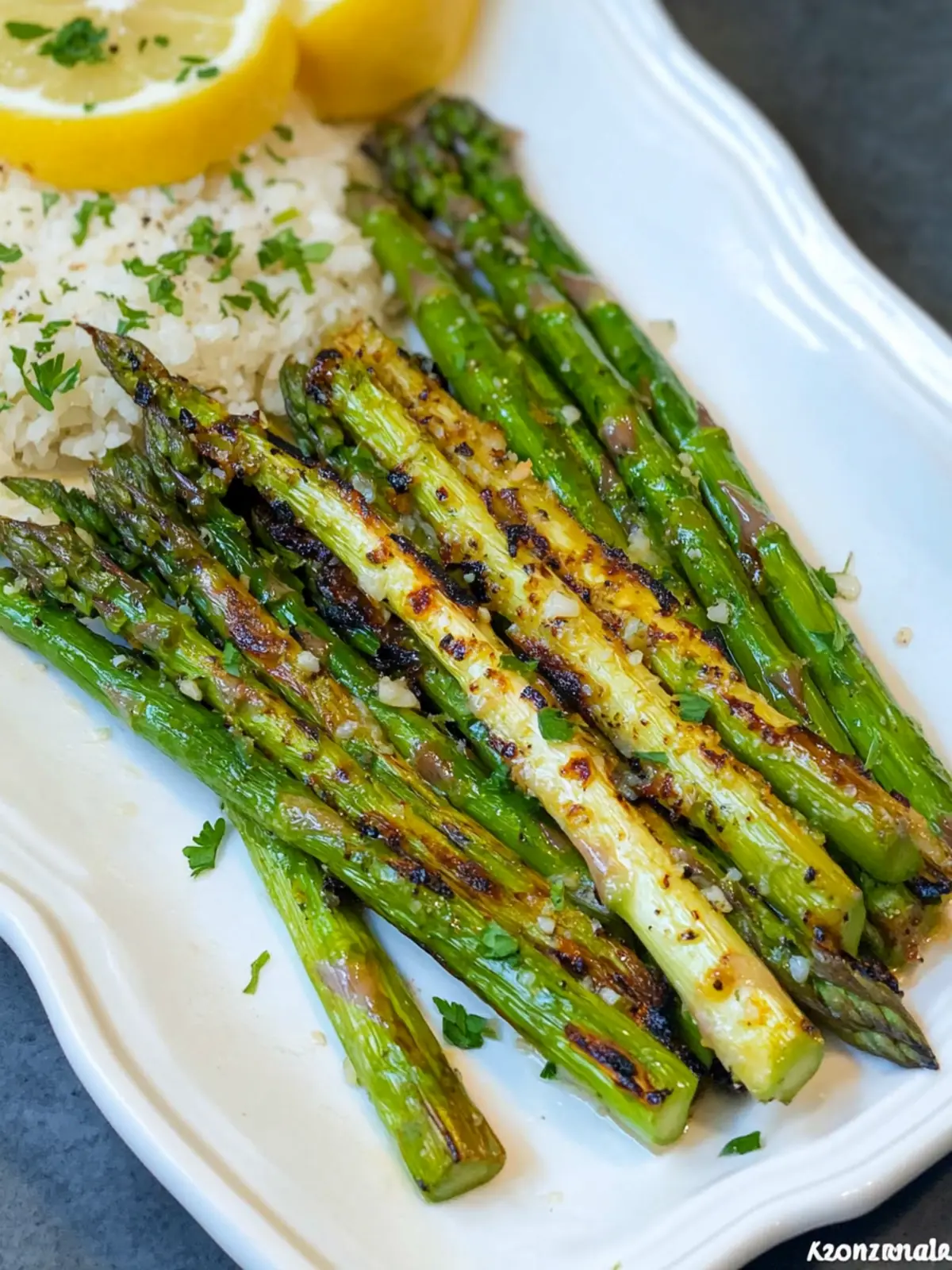Zesty 4th of July Lemon Garlic Grilled Asparagus Delight 4 4th of July Lemon Garlic Grilled Marinated Asparagus