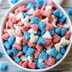 4th of July Red White and Blue Muddy Buddies You’ll Crave 7 4th of July Red White and Blue Muddy Buddies