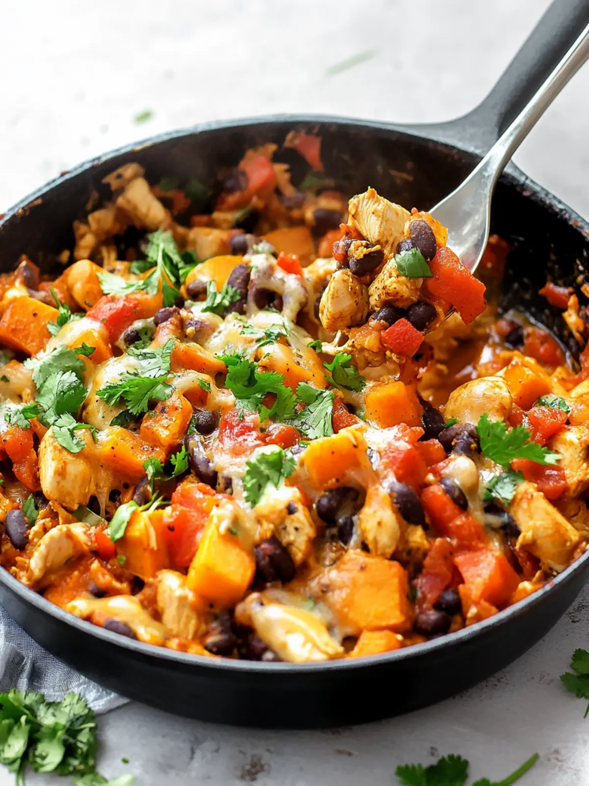 High Protein Mexican Chicken and Sweet Potato Skillet Delight 4 High Protein Mexican Chicken and Sweet Potato Skillet
