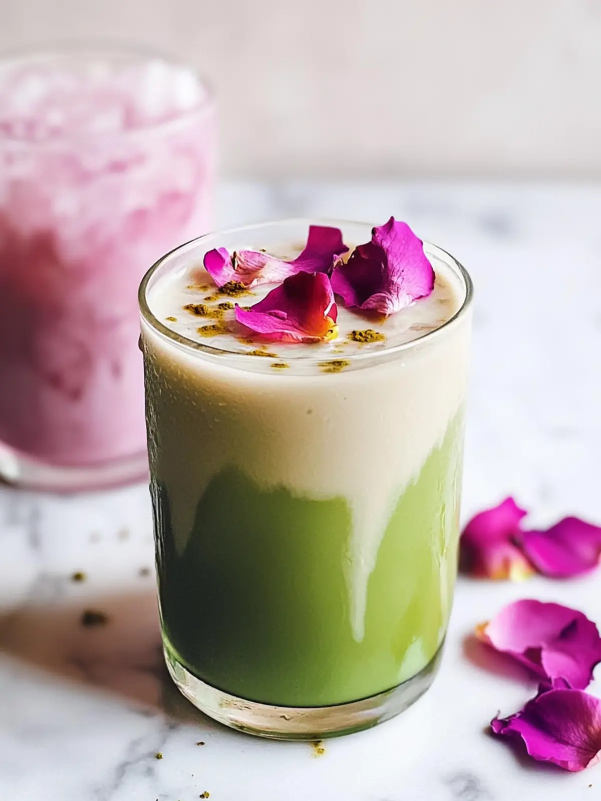 Iced Matcha Rose Latte: A Refreshing Sip of Serenity 4 Iced Matcha Rose Latte