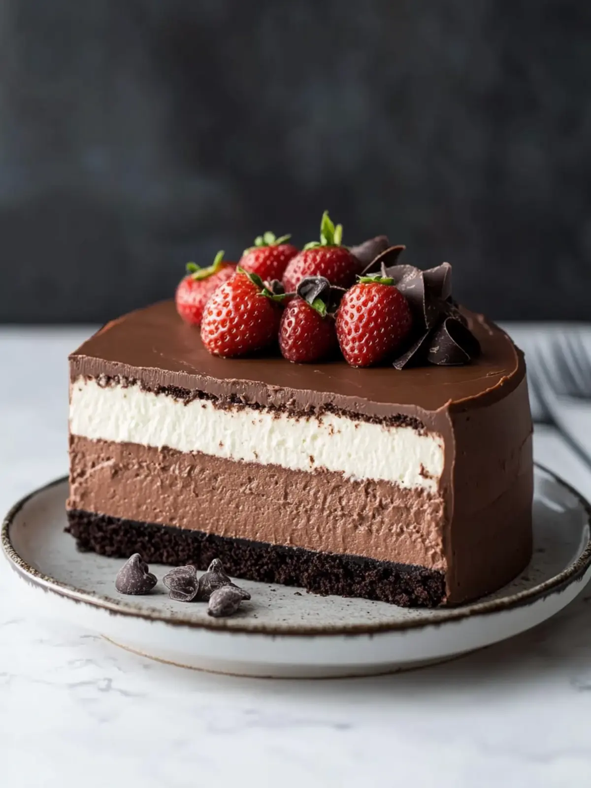 Indulge in Triple Chocolate Mousse Cake Bliss Tonight 5 Triple Chocolate Mousse Cake