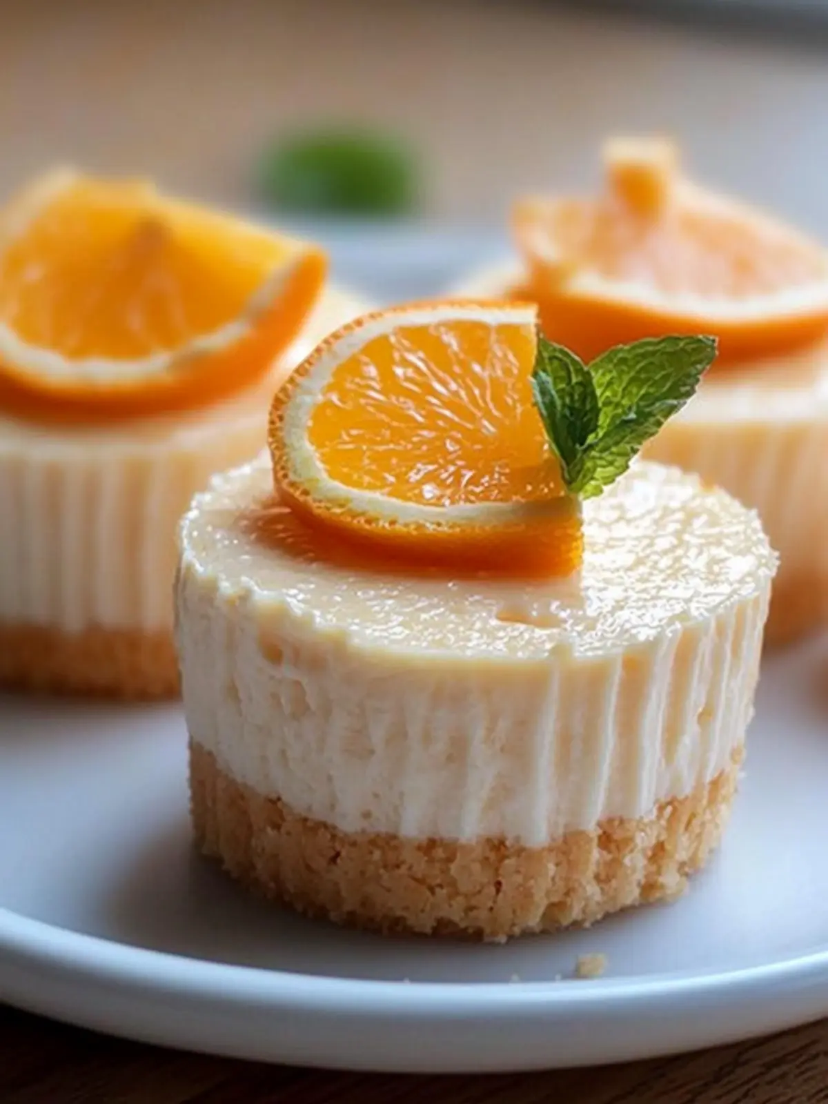 Delicious No Bake Orange Cheesecakes for Effortless Indulgence 2 No Bake Orange Cheesecakes