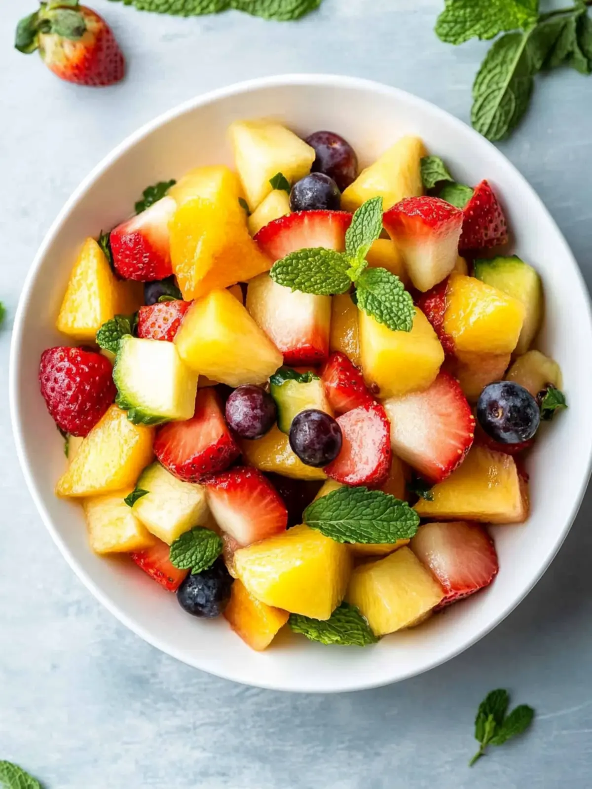 Delight Your Heart with Cardiac Diet Fresh Fruit Salad 3 Cardiac Diet Meal Fresh Fruit Salad with Mint