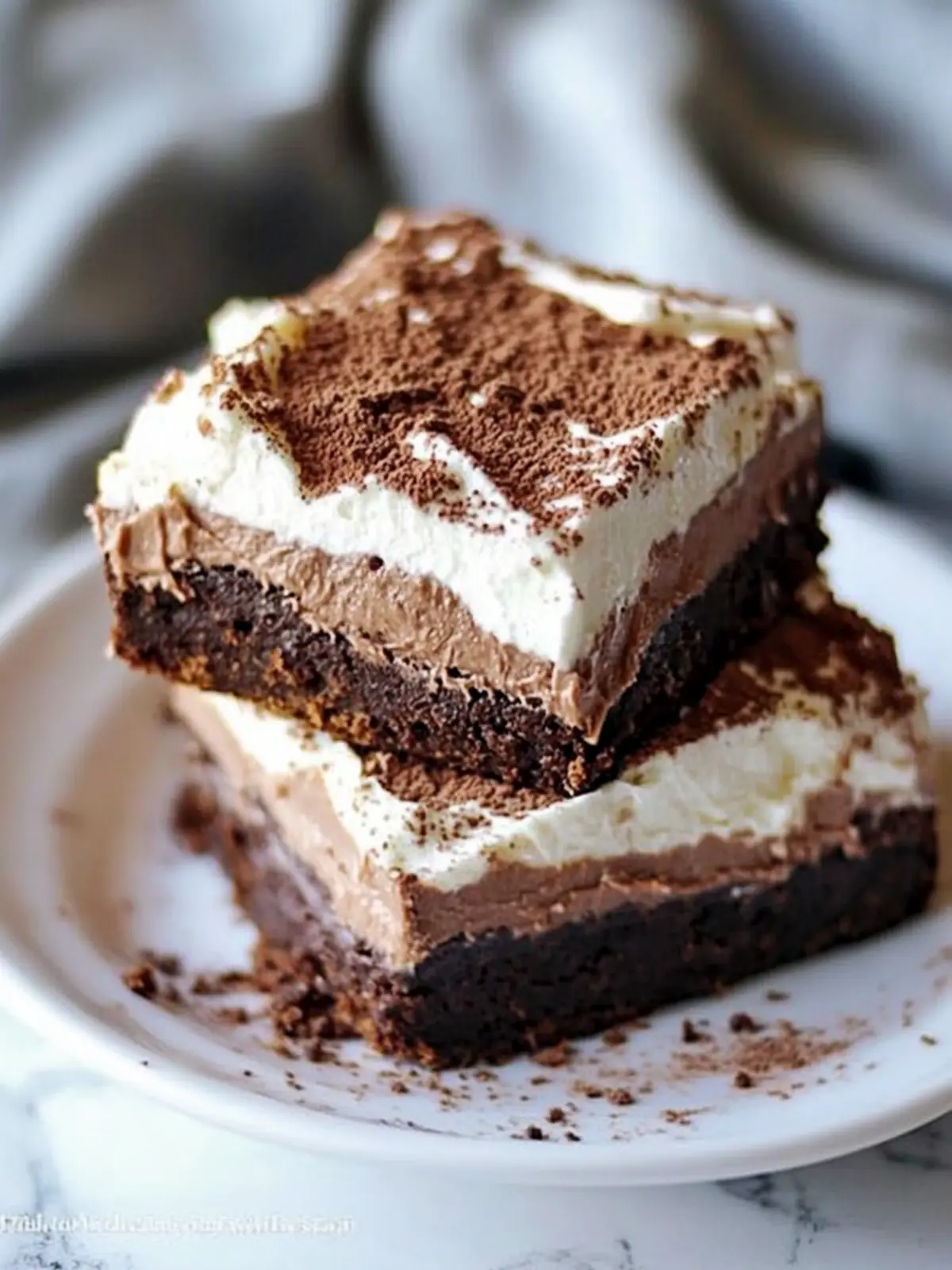 Indulge in Decadent French Silk Brownies at Home 2 French Silk Brownies