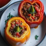 Savor Every Bite of Beef and Rice Stuffed Bell Peppers 3 Beef and Rice Stuffed Bell Peppers