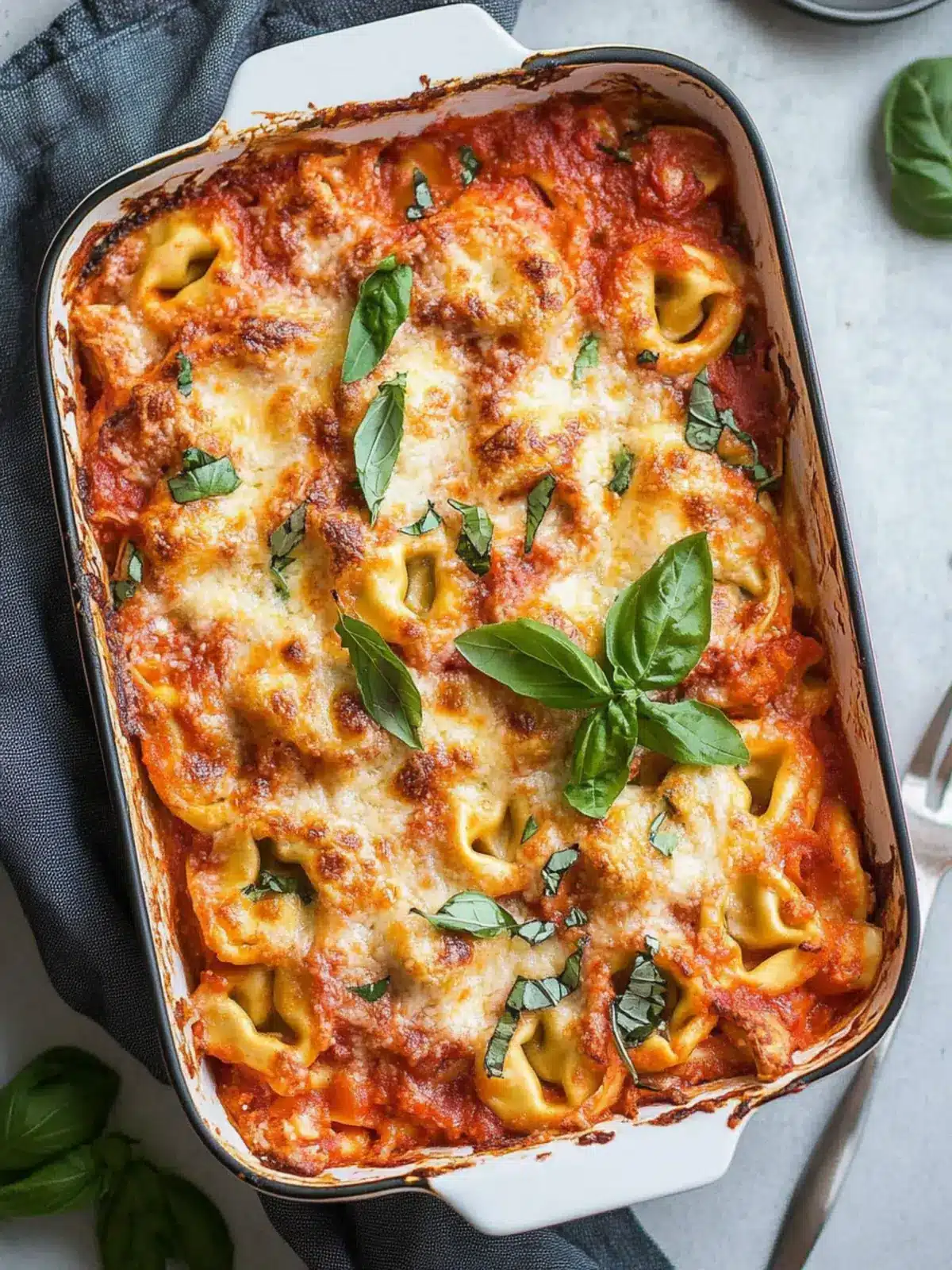 Summer Dinner Baked Tortellini Casserole – Only 5 Ingredients! 3 Summer Dinner Baked Tortellini Casserole – 5 Ingredients