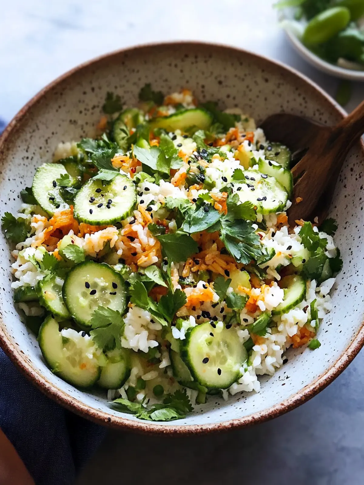 Crispy Rice Salad with Cucumbers and Herbs for Fresh Flavor 3 Crispy Rice Salad with Cucumbers and Herbs