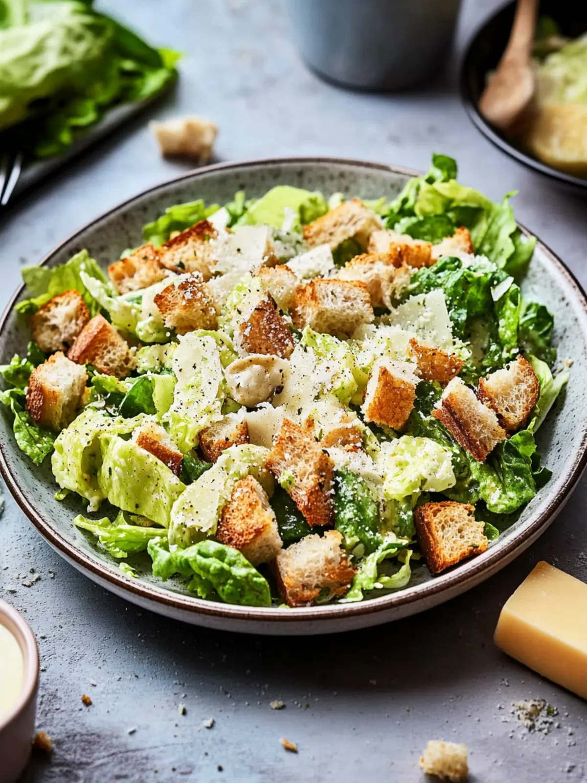 High Protein Classic Caesar Salad for the Ultimate Cravings 2 High Protein Classic Caesar Salad