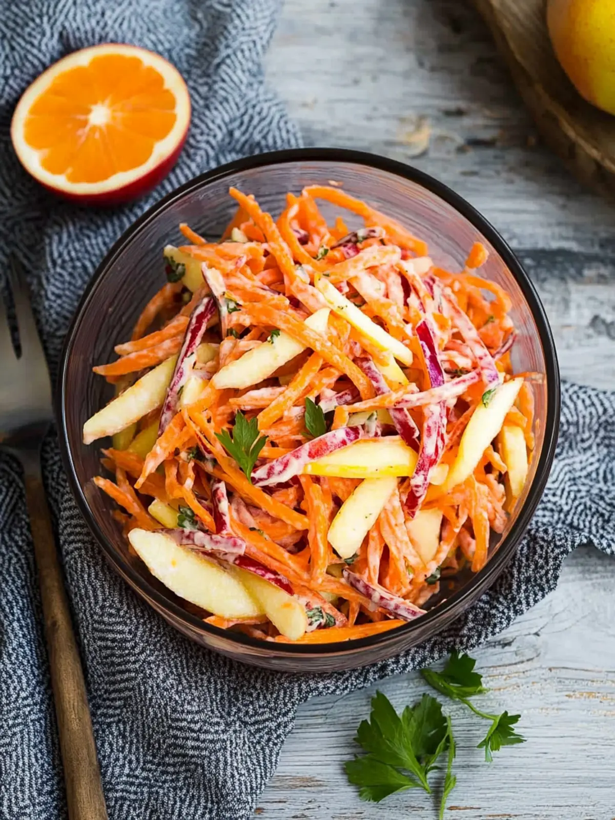 Refreshing Carrot Apple Salad for a Colorful Crunch Delight 2 Carrot Apple Salad