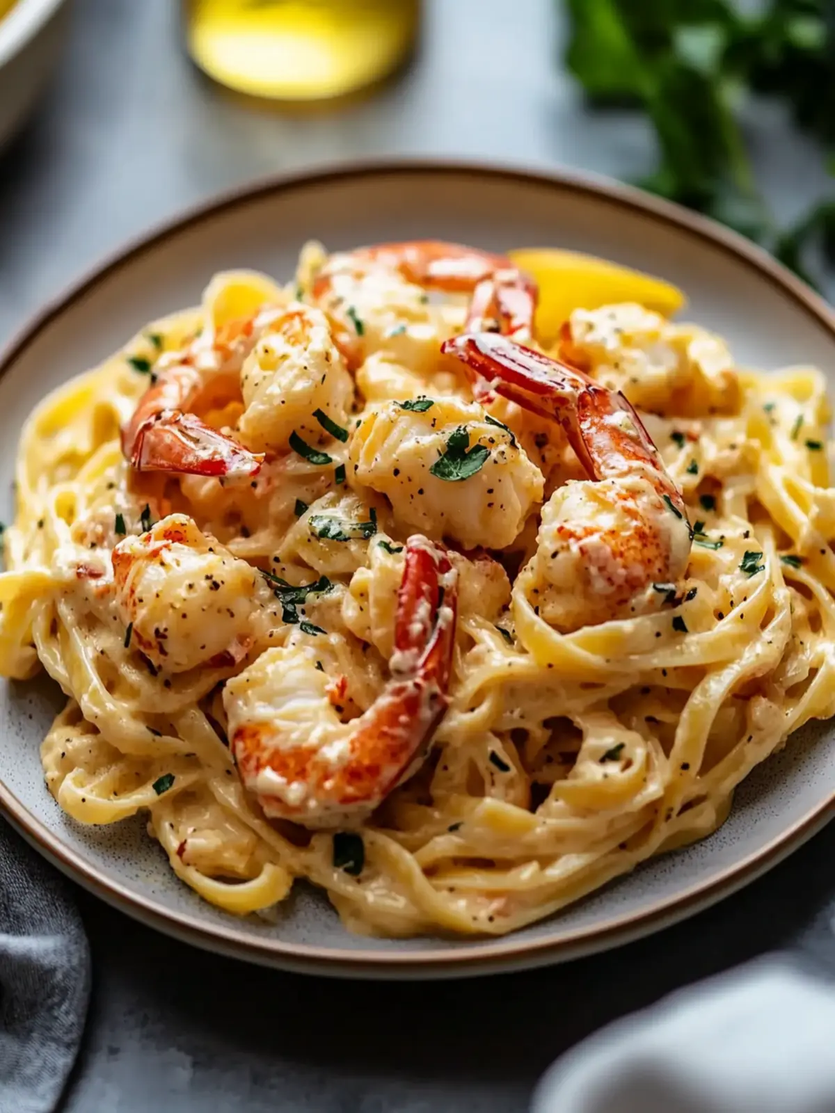 Indulge in Creamy Tuscan Lobster Pasta for a Luxurious Night In 3 Creamy Tuscan Lobster Pasta