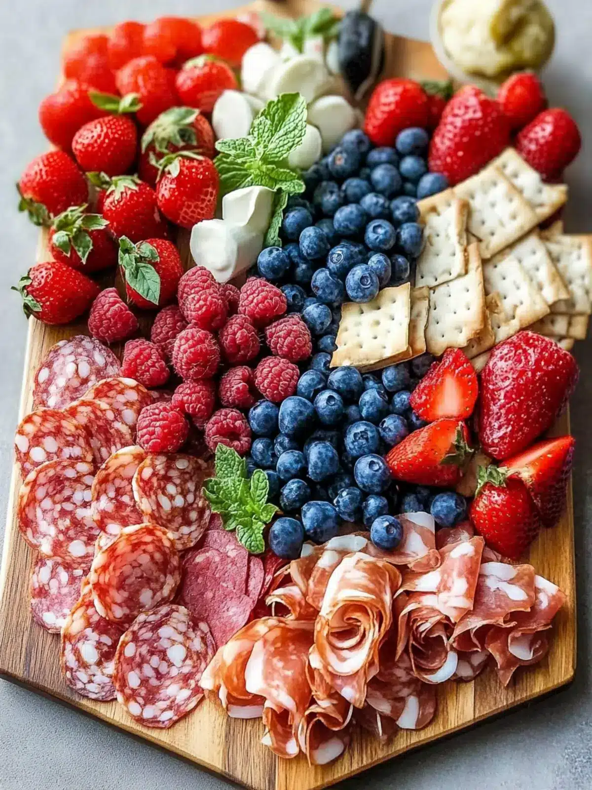 Festive Fourth of July Charcuterie Board to Impress Guests 3 Fourth of July Charcuterie Board