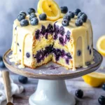 Delicious Lemon Blueberry Cake That's Pure Comfort Food 9 Lemon Blueberry Cake