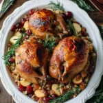 Delicious Cornish Hens with Apple-Cranberry Rice Stuffing 5 Cornish Hens with Apple-Cranberry Rice Stuffing