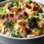 Indulge in Creamy Low Carb Chicken Casserole with Broccoli and Bacon 7 Creamy Low Carb Chicken Casserole with Broccoli and Bacon