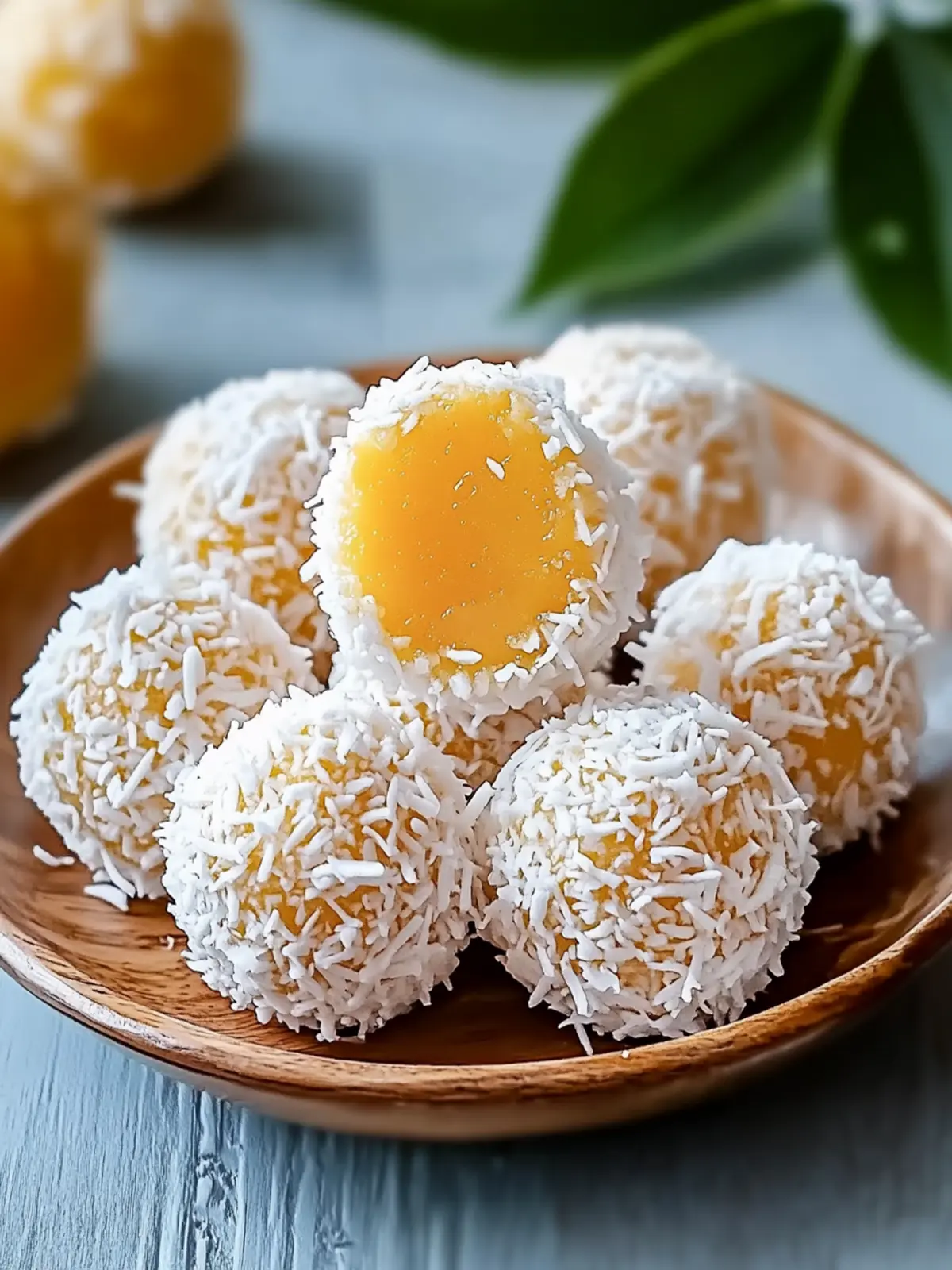 Coconut Mango Bliss Balls: Tropical Snacks You'll Love 4 Coconut Mango Bliss Balls