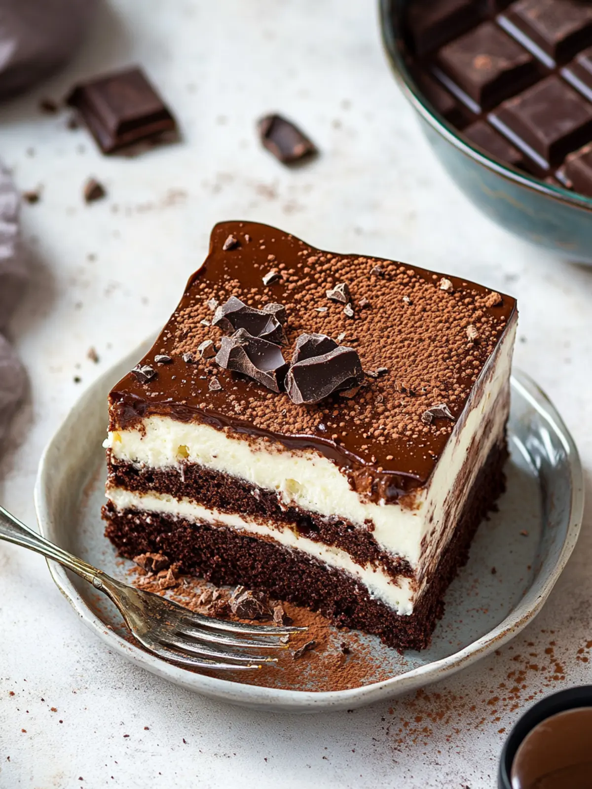 Indulge in 4-layer Chocolate Heaven: A Dreamy Dessert Delight 3 4-layer Chocolate Heaven