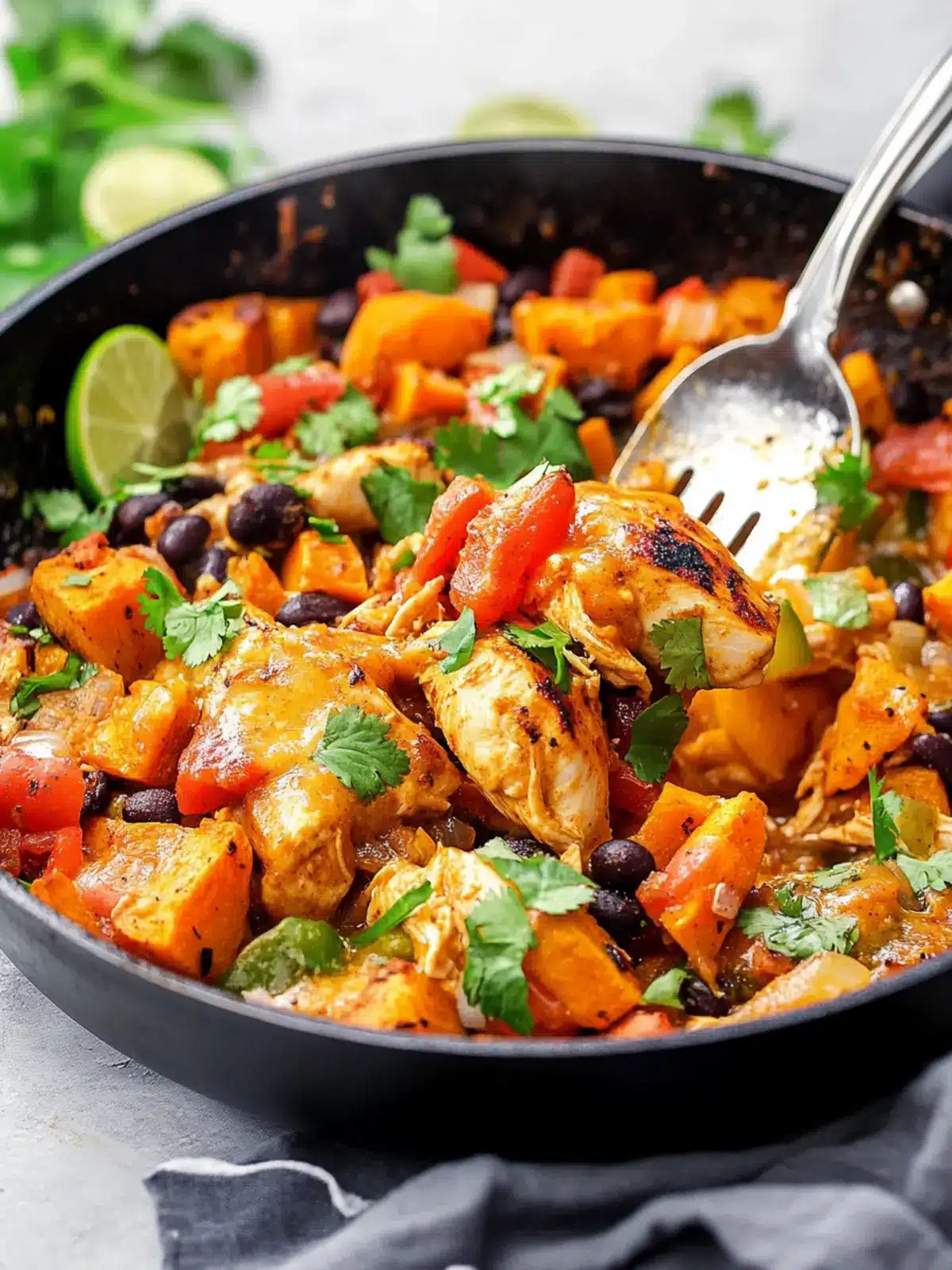High Protein Mexican Chicken and Sweet Potato Skillet Delight 3 High Protein Mexican Chicken and Sweet Potato Skillet