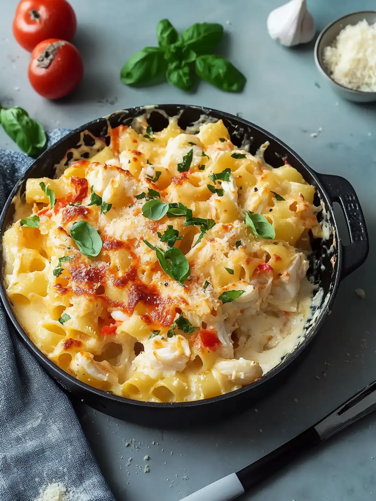 Irresistible Baked Crab Pasta for Easy Comfort Food Bliss 3 Baked Crab Pasta