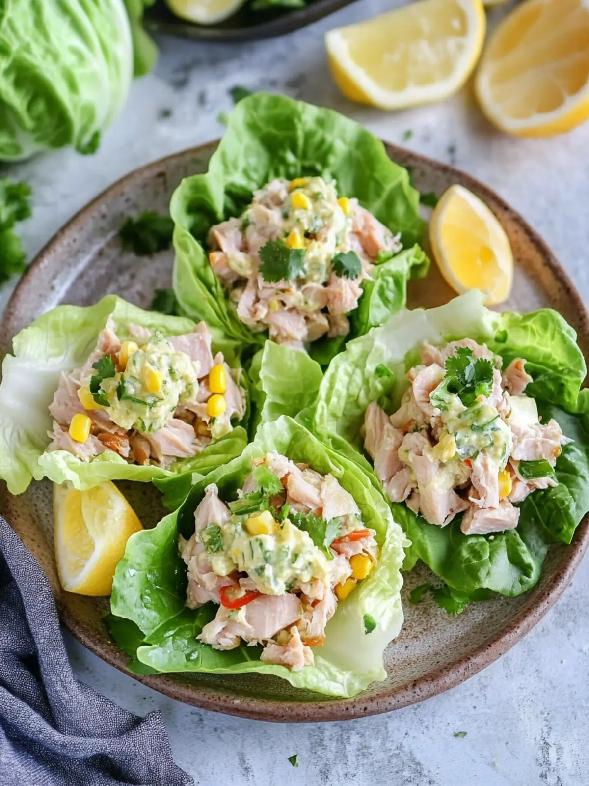 Delicious Tuna Lettuce Wraps for a Fresh Homemade Bite 4 Tuna Lettuce Wraps