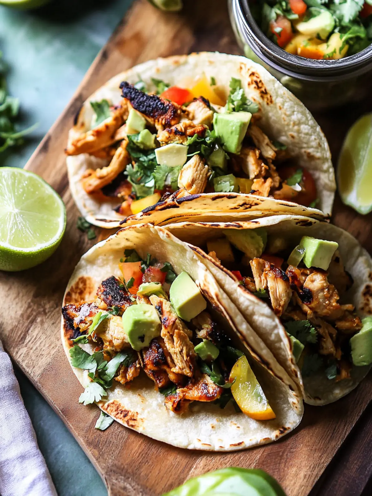 Freezer Meal Hawaiian Chicken Tacos for Easy Weeknight Dinners 2 Freezer Meal Hawaiian Chicken Tacos
