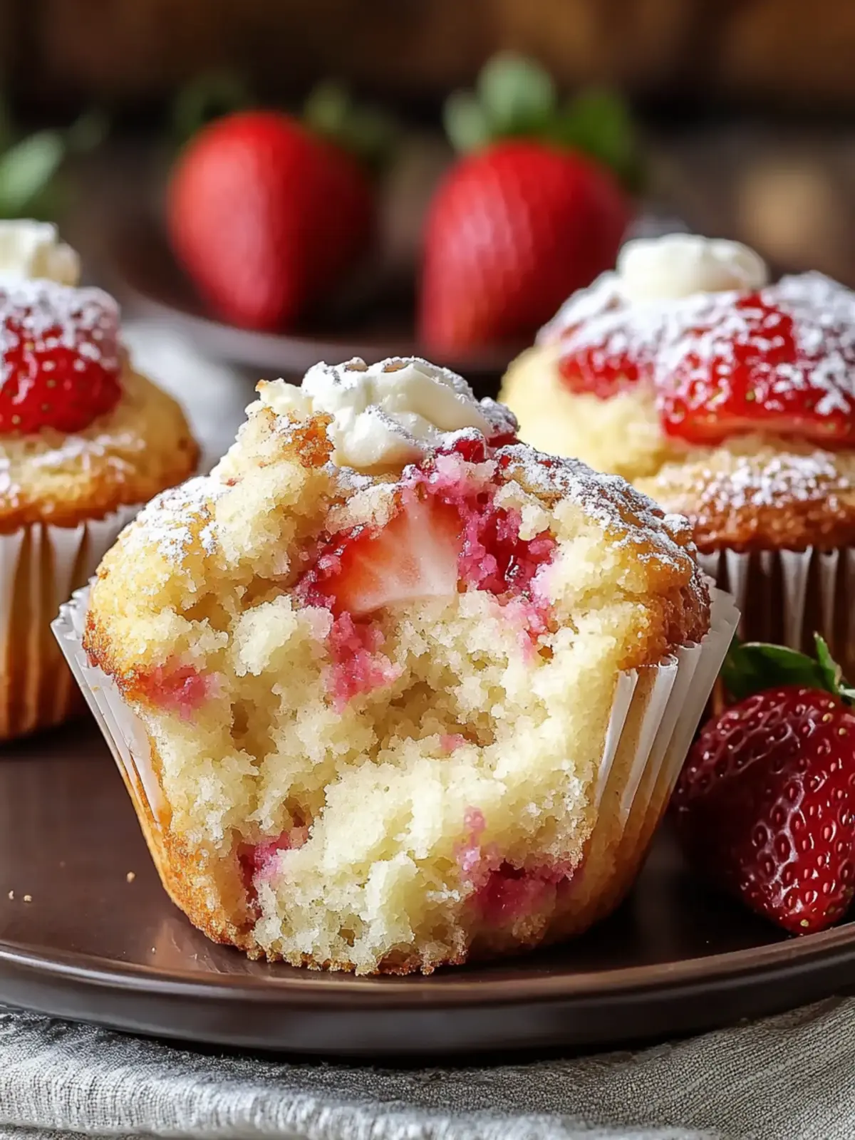 Irresistible Strawberry Cream Cheese Muffins to Brighten Your Day 4 Strawberry Cream Cheese Muffins