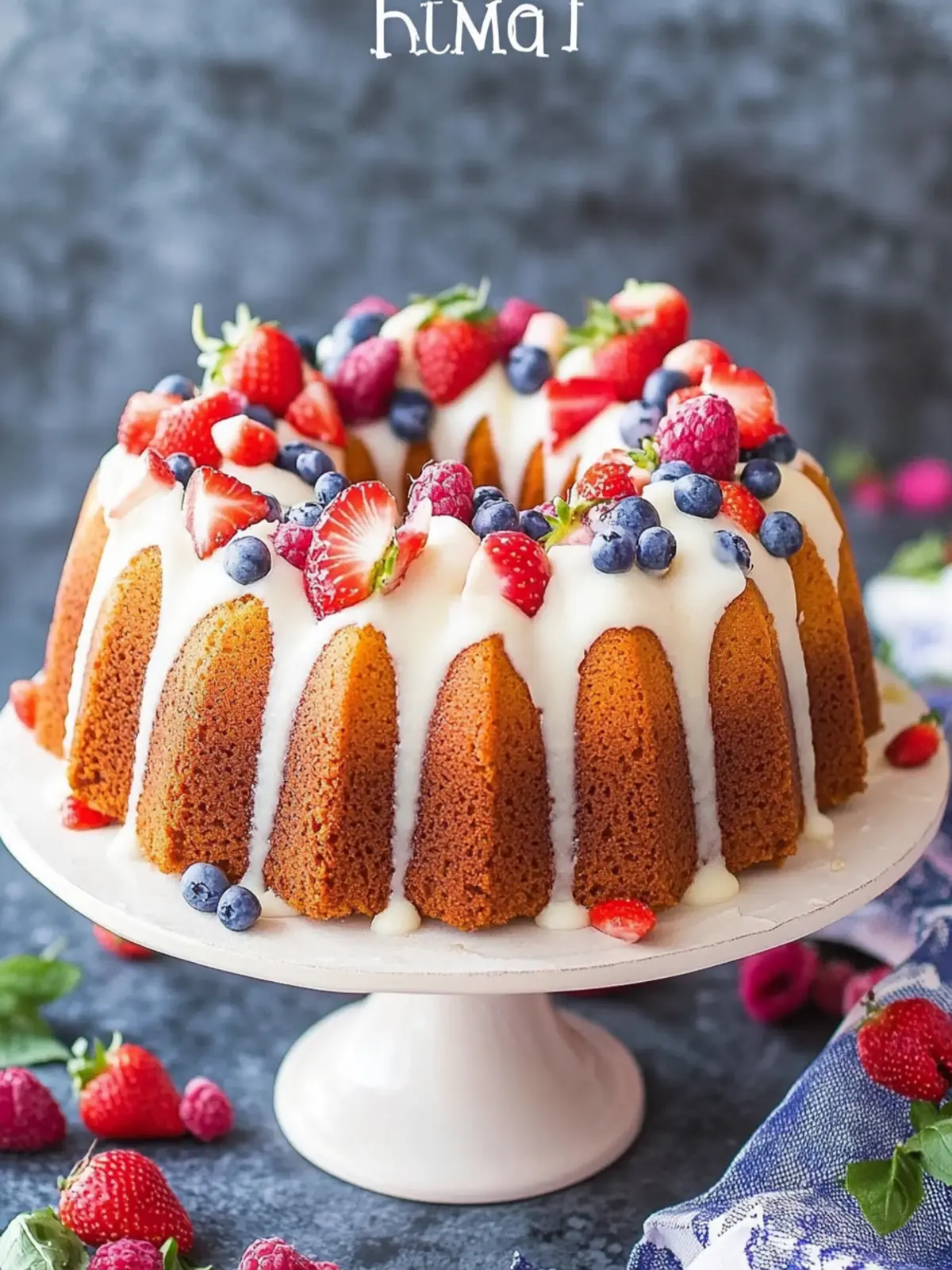 Delicious 4th of July Bundt Cake with Fun Sprinkles! 2 4th of July Bundt Cake