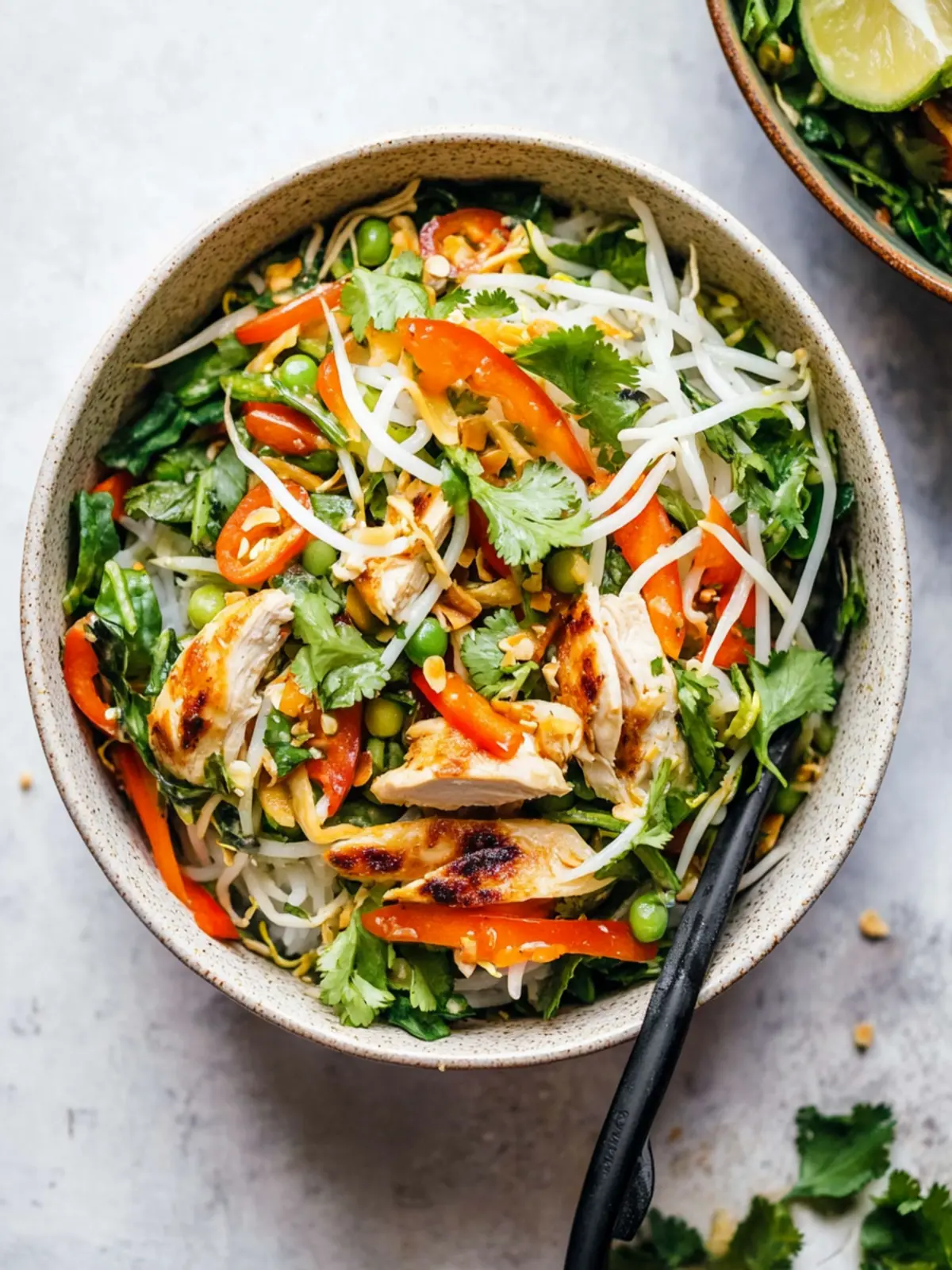Savory Vietnamese-Inspired Chicken Salad with Rice Noodles Delight 5 Vietnamese-Inspired Chicken Salad with Rice Noodles