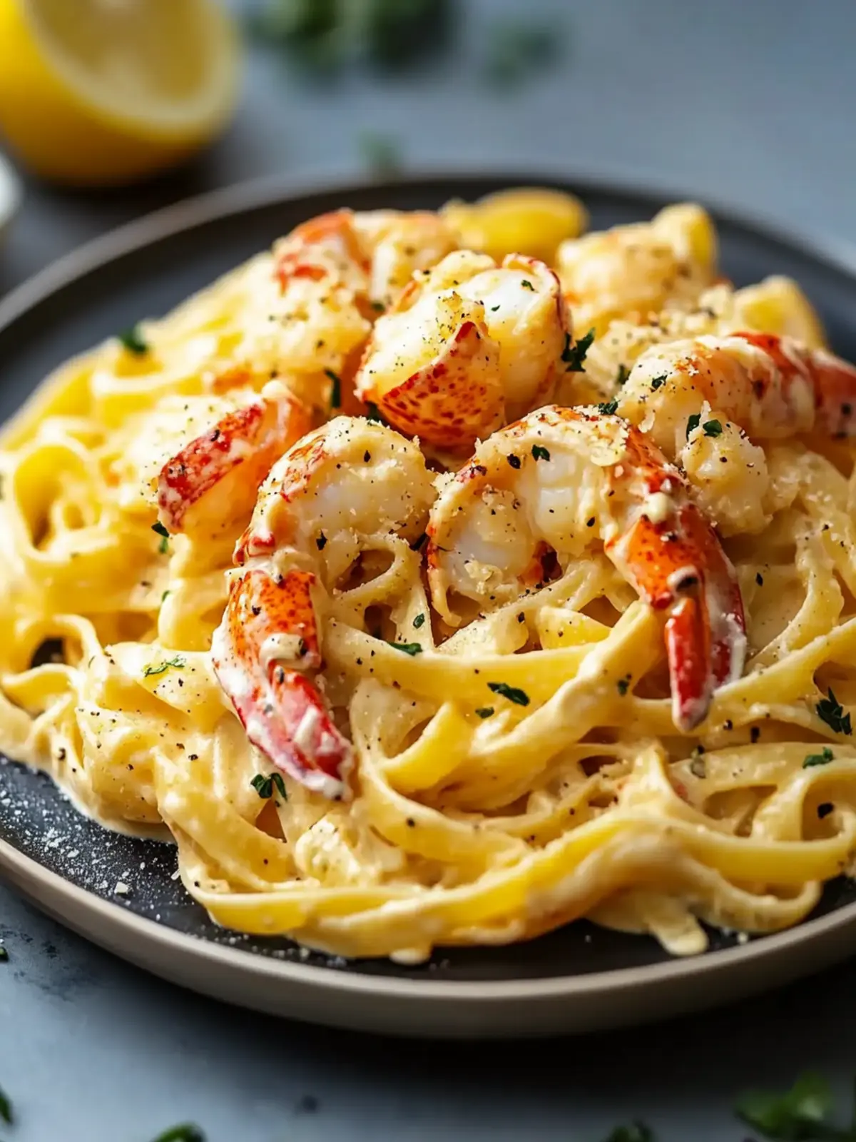 Indulge in Creamy Tuscan Lobster Pasta for a Luxurious Night In 4 Creamy Tuscan Lobster Pasta