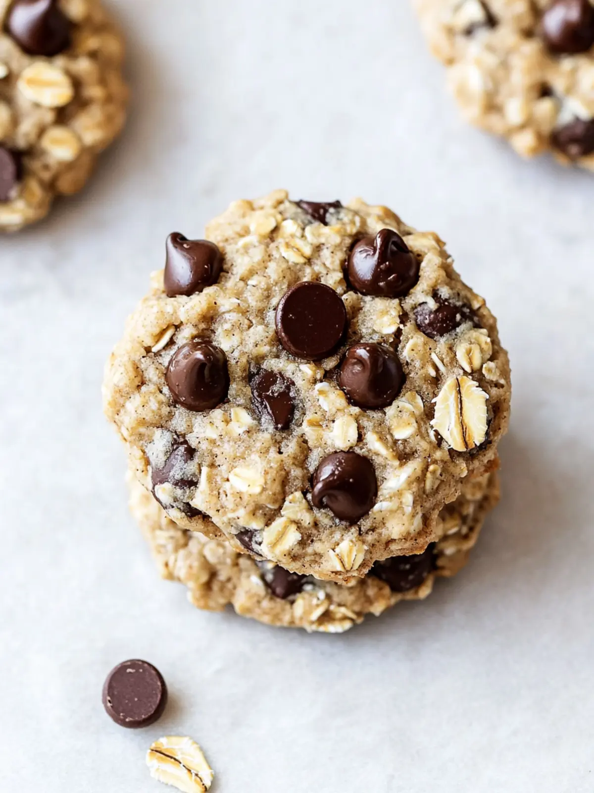 Delicious 3-Ingredient Banana Oatmeal Cookies with Chocolate Chips 5 3-Ingredient Banana Oatmeal Cookies (with chocolate chips!)