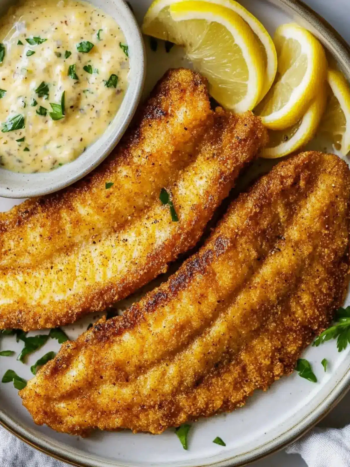 Crispy Air Fryer Cajun Catfish with Zesty Tartar Sauce 2 Air Fryer Cajun Catfish with Spicy Tartar Sauce
