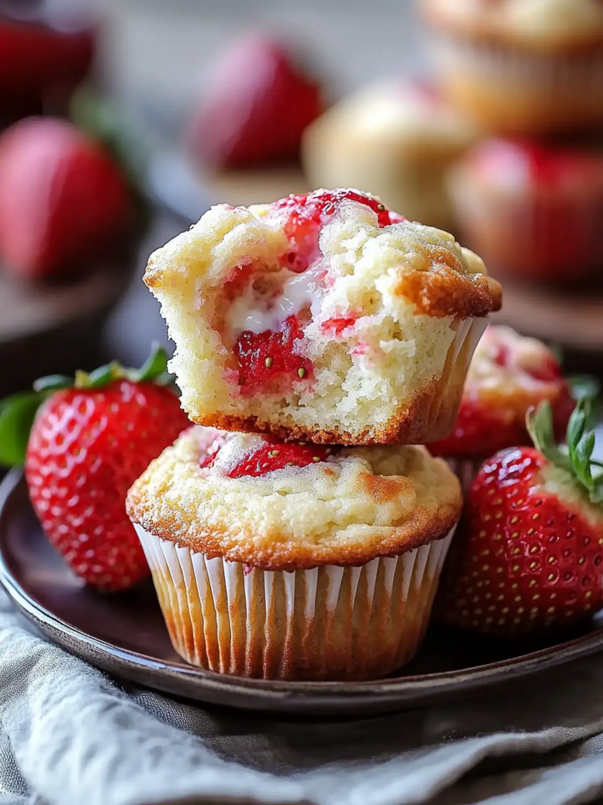 Irresistible Strawberry Cream Cheese Muffins to Brighten Your Day 3 Strawberry Cream Cheese Muffins