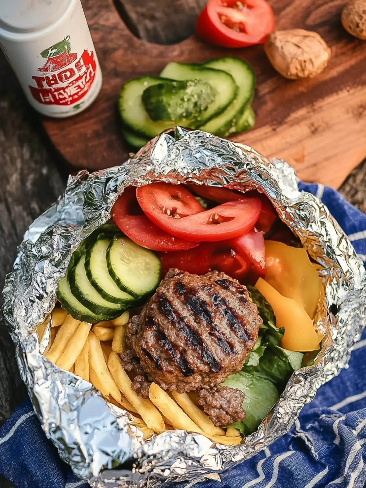 Camping Dinner Delight: Hobo Dinner Hamburger Foil Packets 5 Camping Dinner Hobo Dinner Hamburger Foil Packets