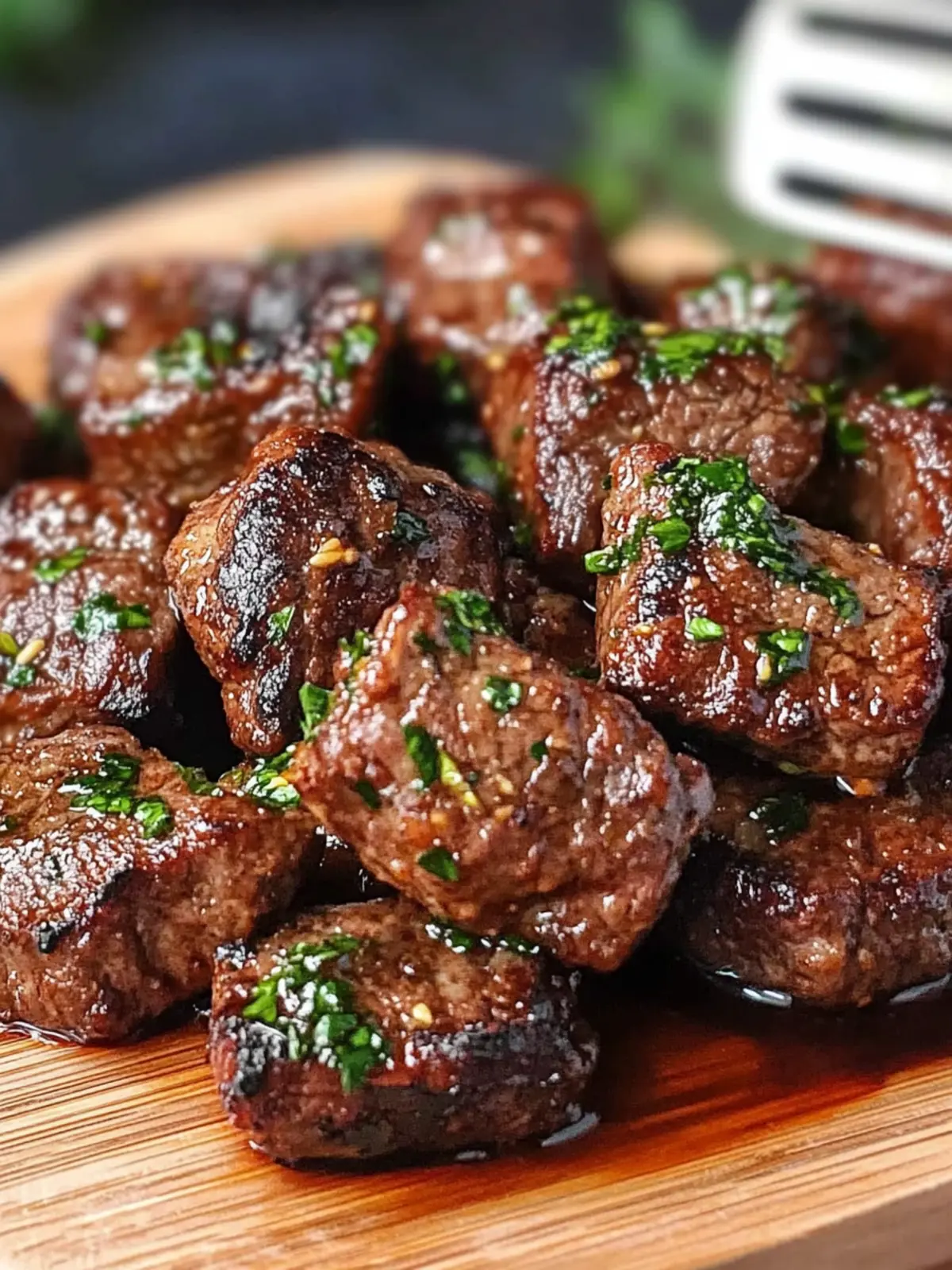 Delicious Air Fryer Steak Bites Bursting with Garlic Flavor 5 Air Fryer Steak Bites