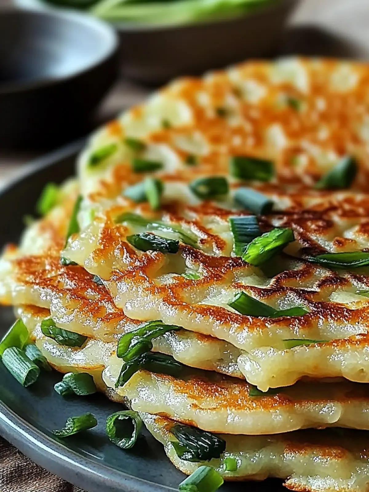 Crispy Rice Paper Scallion Pancakes: Your New Favorite Snack 5 Crispy Rice Paper Scallion Pancakes