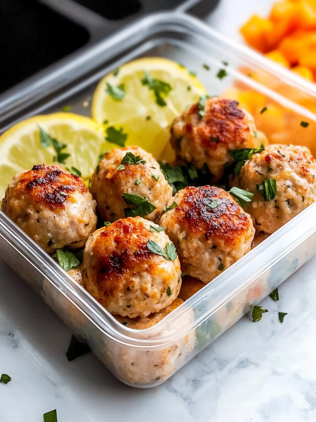 High Protein Chicken Meatballs Meal Prep for Flavor Lovers 2 High Protein Chicken Meatballs Meal Prep