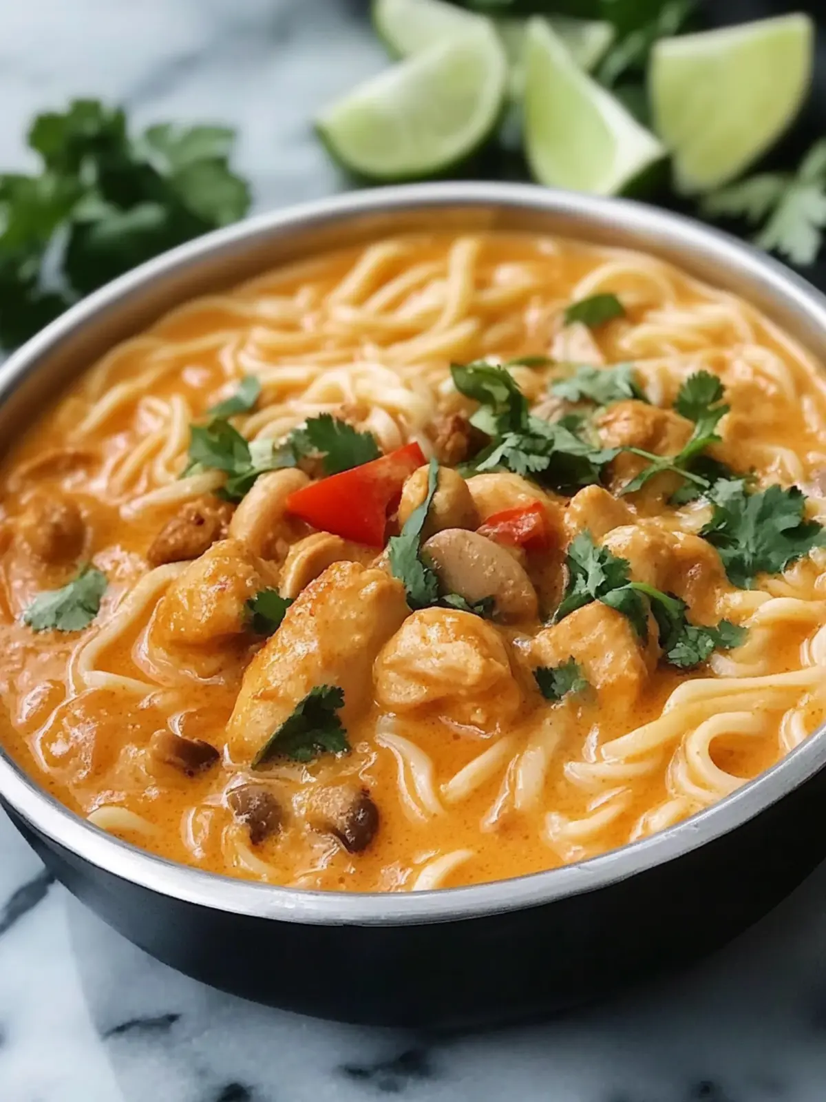 Savor Thai-Inspired Coconut Red Curry Chicken Udon Tonight 3 Thai-Inspired Coconut Red Curry Chicken Udon