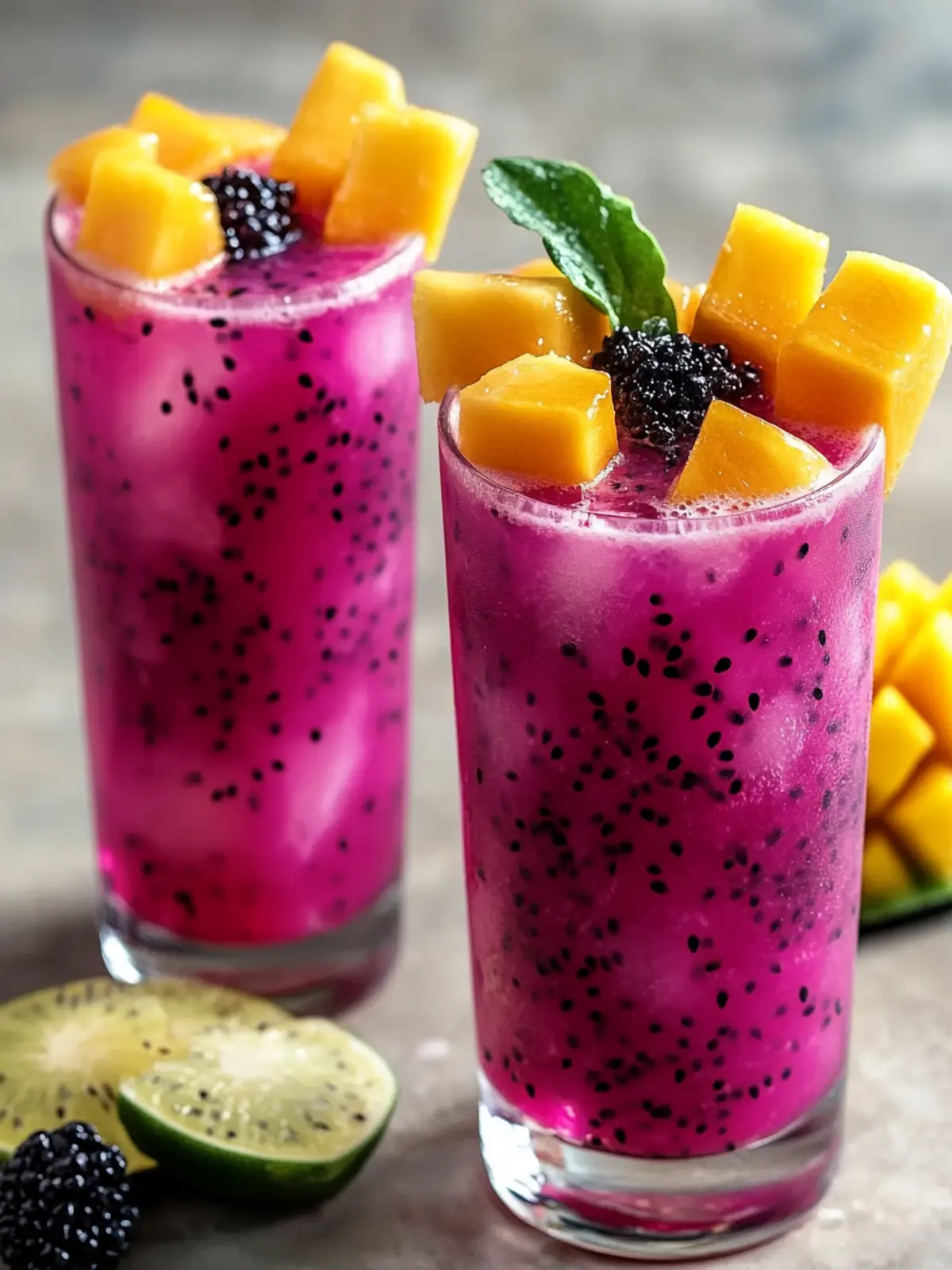 Refreshing Mango Dragon Fruit Refresher Recipe for Summer Bliss 4 Refreshing Mango Dragon Fruit Refresher Recipe for Summer Delight