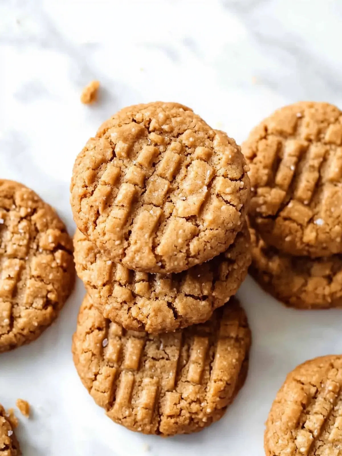 High Protein 5-Ingredient Peanut Butter Honey Cookies Bliss 4 High Protein 5-Ingredient Peanut Butter Honey Cookies