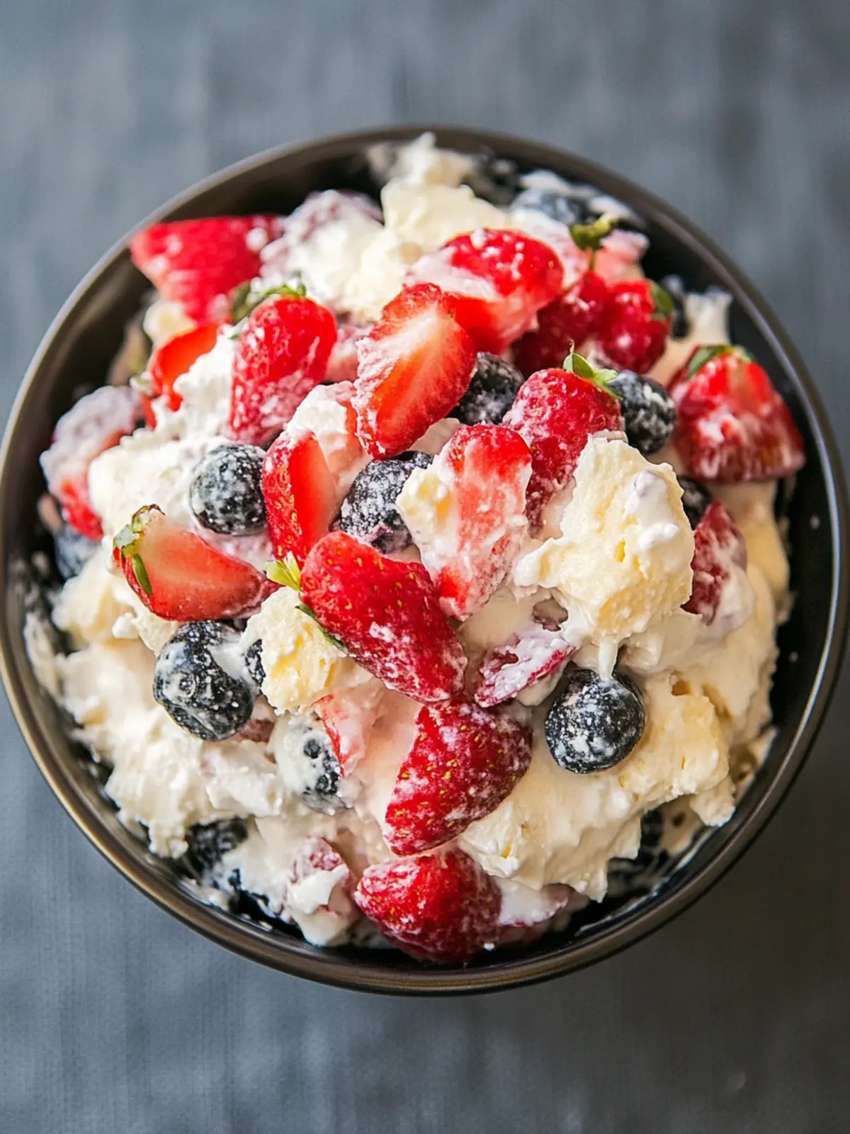 Indulge in 4th of July Cheesecake Salad Bliss 5 4th of July Cheesecake Salad