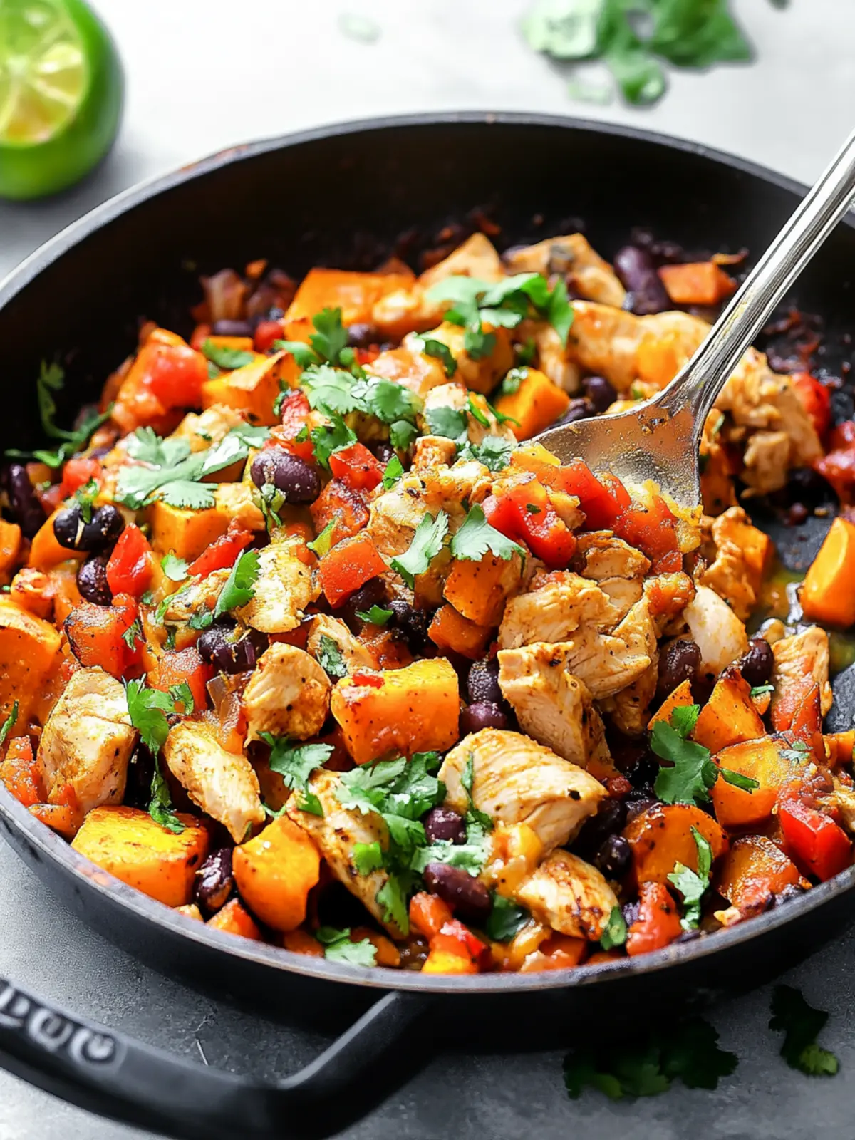 High Protein Mexican Chicken and Sweet Potato Skillet Delight 5 High Protein Mexican Chicken and Sweet Potato Skillet