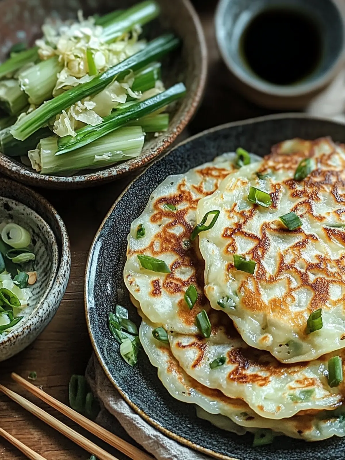 Crispy Rice Paper Scallion Pancakes: Your New Favorite Snack 3 Crispy Rice Paper Scallion Pancakes