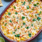 4th of July Cheesy Baked Mexican Street Corn Dip Delight 2 4th of July Cheesy Baked Mexican Street Corn Dip