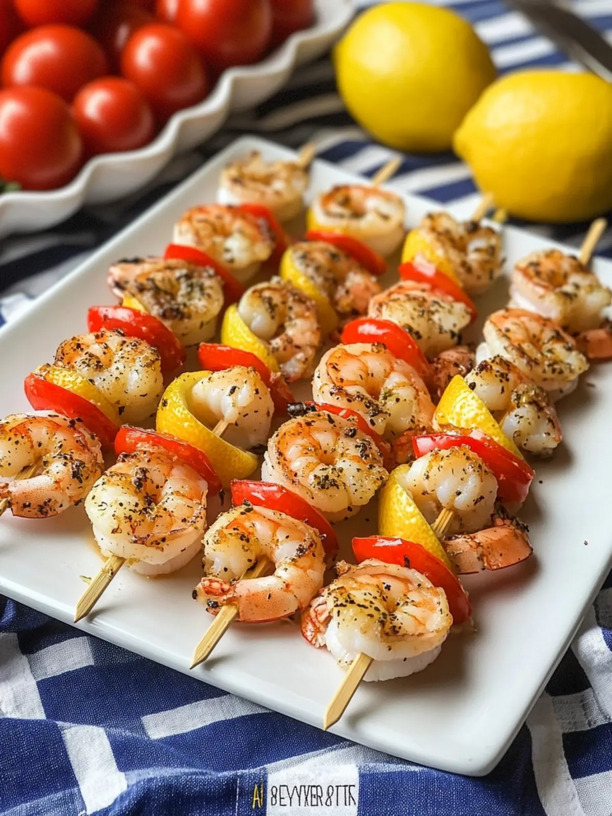 Celebrate Summer with 4th of July Lemon Pepper Shrimp Skewers 4 4th of July Lemon Pepper Shrimp Skewers